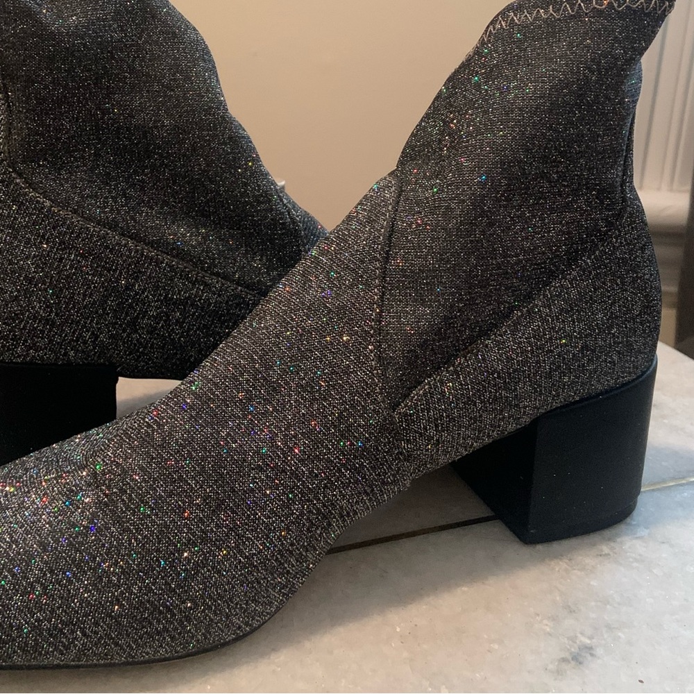 UO GLITTER SOCK BOOTIE